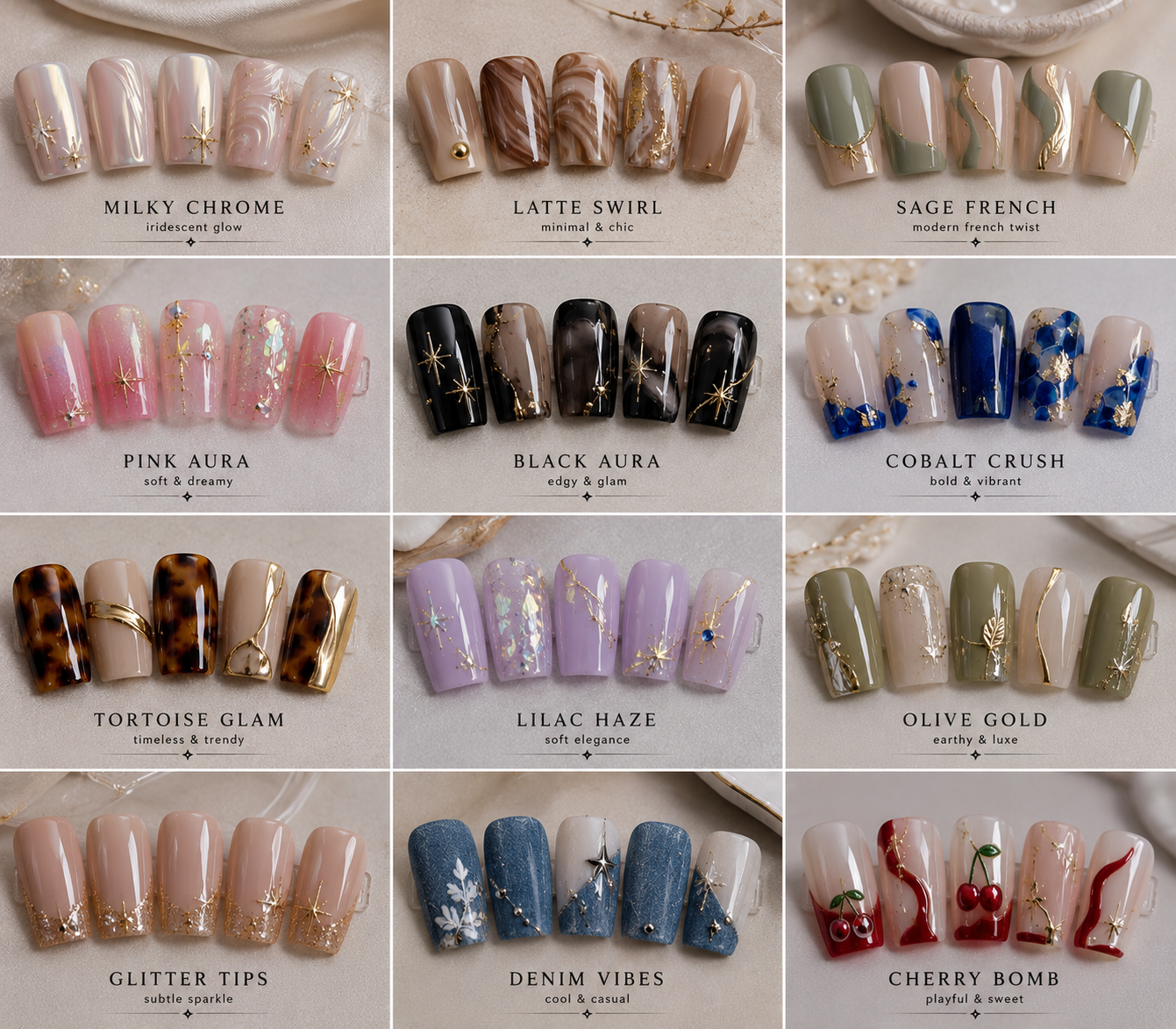 Basic Press-On Nail Set