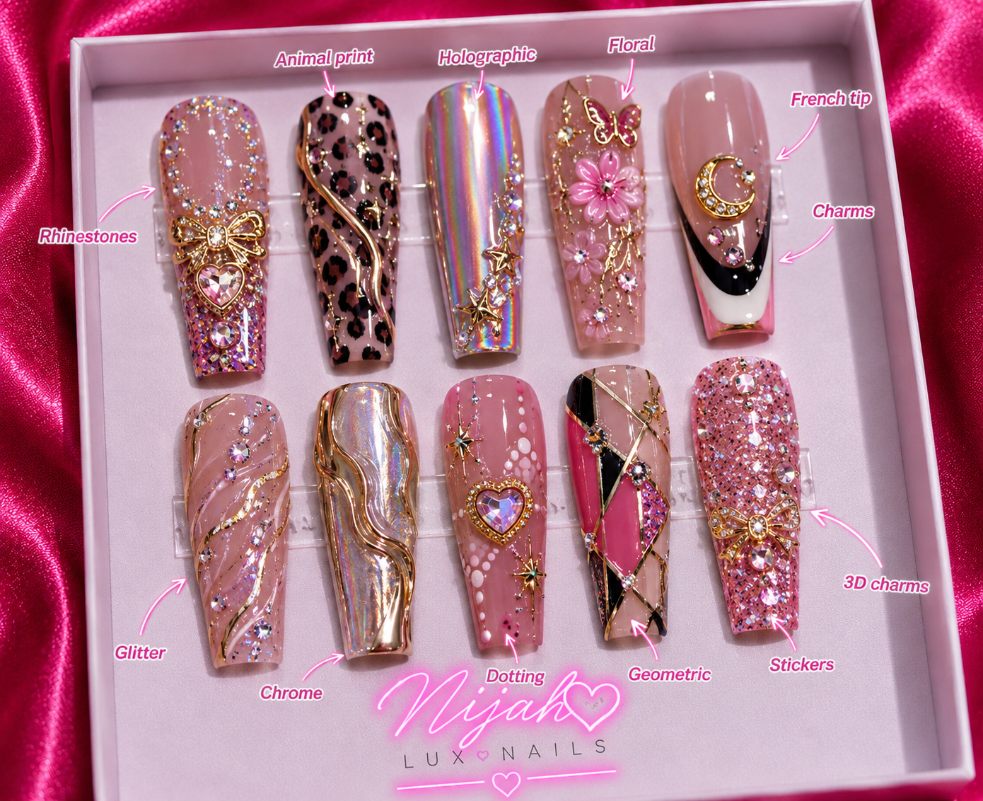 Freestyle press-On NijahLuxNails
