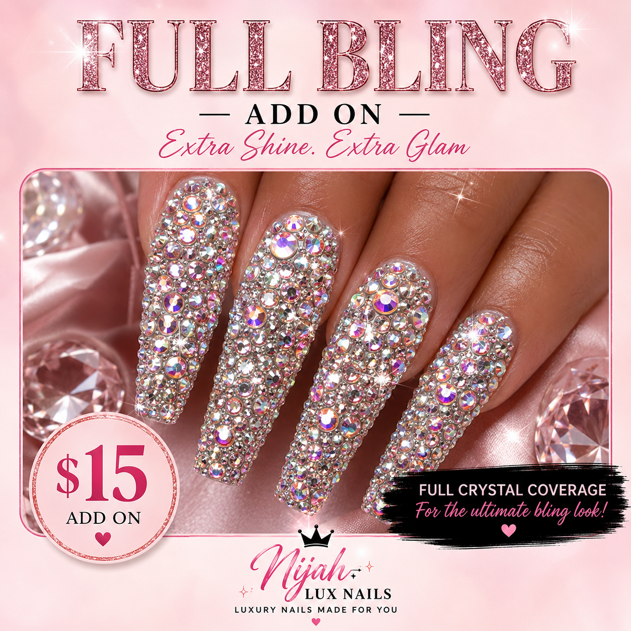 Full Bling NijahLuxNails✨