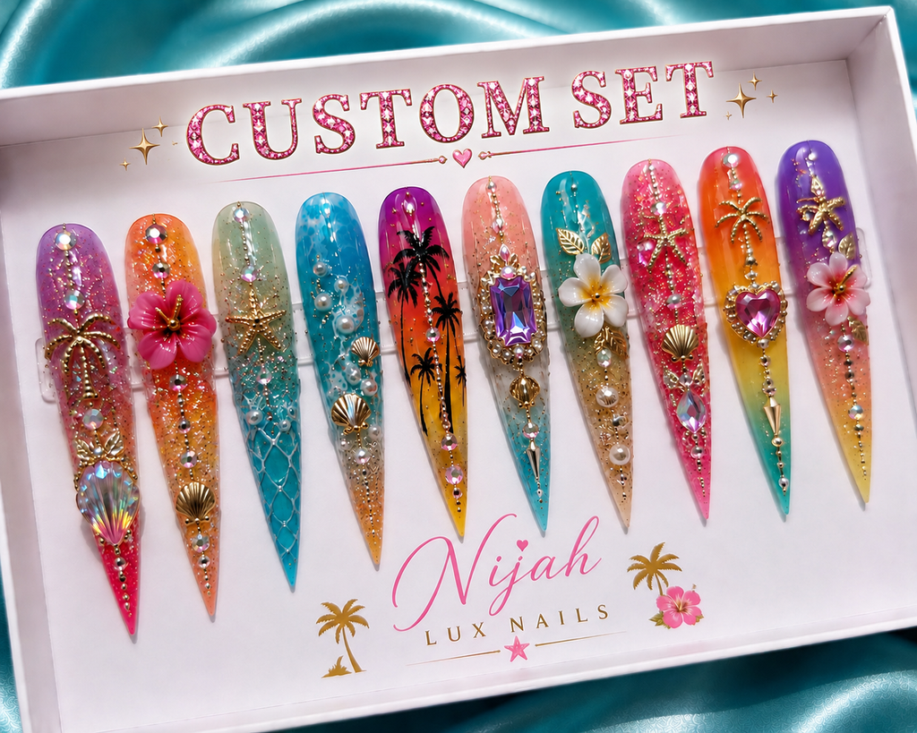 Custom Press-On Nails | NijahLuxNails