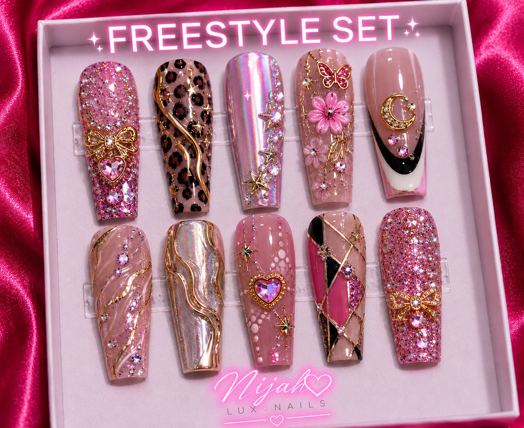 Freestyle press-On NijahLuxNails