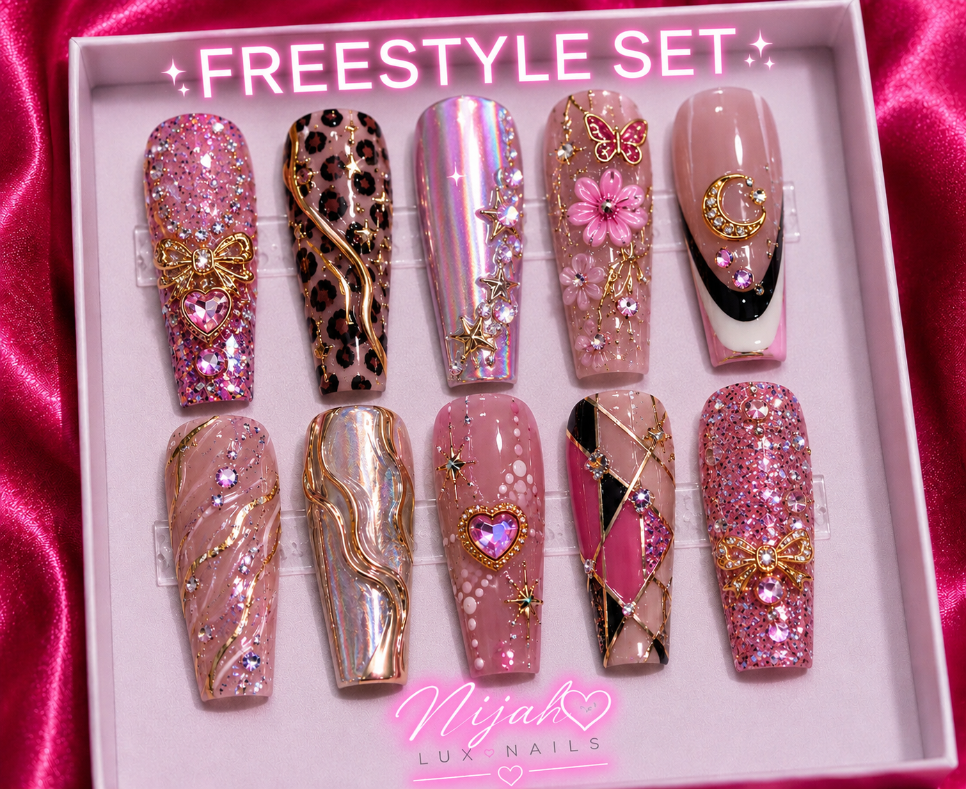 Freestyle press-On NijahLuxNails